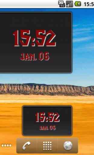 Digital Clock Widget 3
