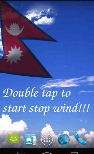 Nepal Flag Live Wallpaper 1