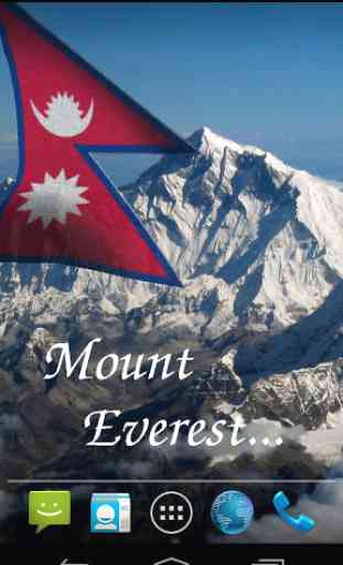 Nepal Flag Live Wallpaper 2