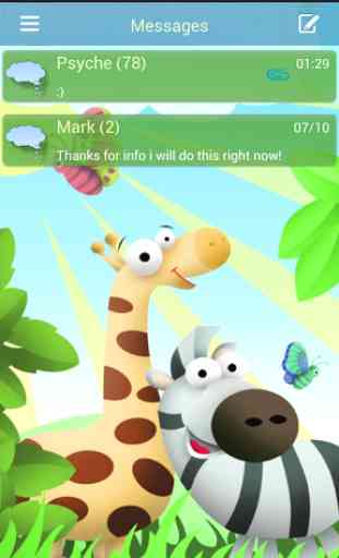 Animali Theme GO SMS Pro 2