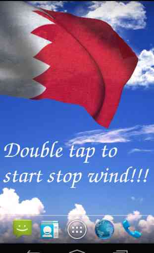Bahrain Flag Live Wallpaper 1