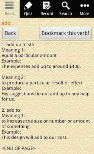 English Grammar - Phrasal Verb (lite) 2
