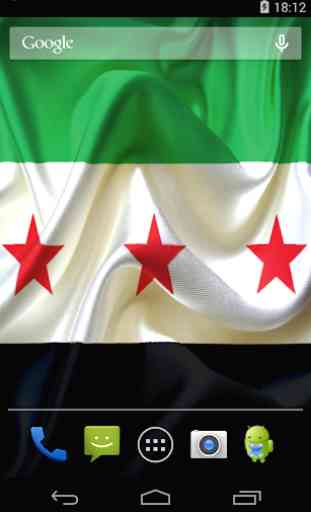 Flag of Syria Live Wallpaper 1