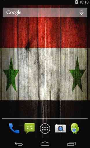Flag of Syria Live Wallpaper 2
