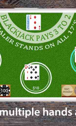 Multi Hand Blackjack 1
