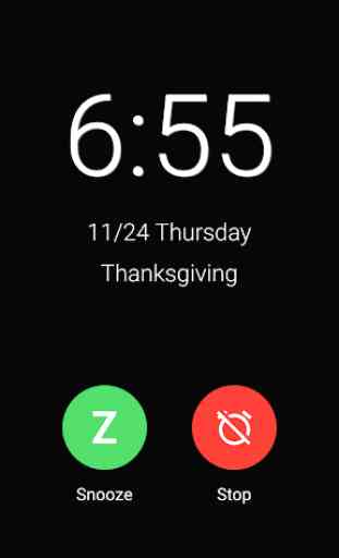 New Alarm: Clock with Holidays 2