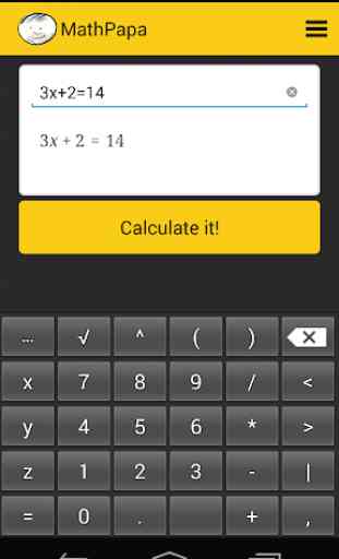 MathPapa - Algebra Calculator 1