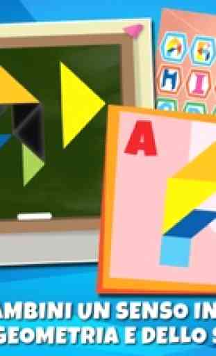 Swipea Puzzle Tangram per Bambini: Alfabeti 2
