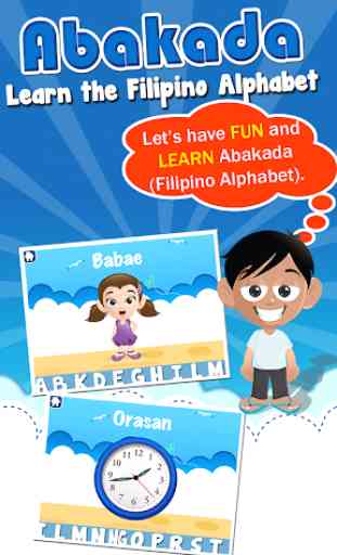Abakada Alphabet Learn Tagalog 1