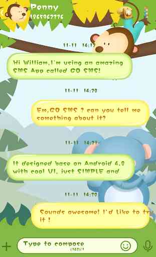 Luoblatin Font for GO SMS Pro 4