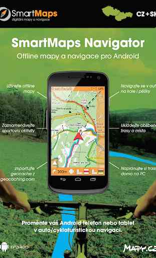 SmartMaps: GPS Navigace a Mapy 1