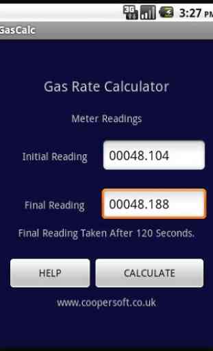 GAS RATE CALCULATOR FREE 1