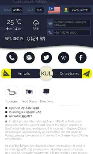 Kuala Lumpur Airport (KUL) Info + Flight Tracker 1