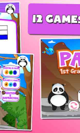 Panda 1st Grade Learning Games 1
