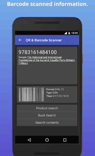 QR Code Scanner Barcode Scanner, Reader, Generator 4