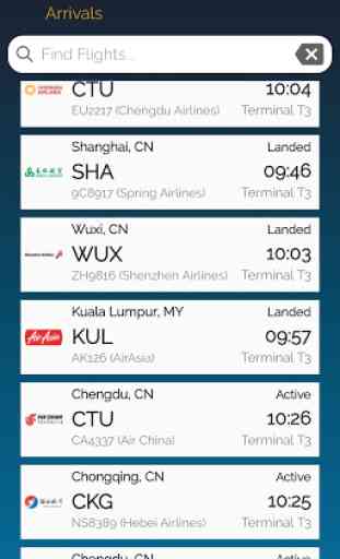 Shenzhen Bao'an Airport (SZX) Info+ Flight Tracker 2