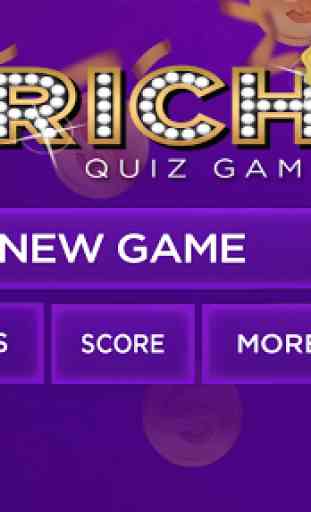 Trivia Quiz Get Rich - Fun Questions Game 1