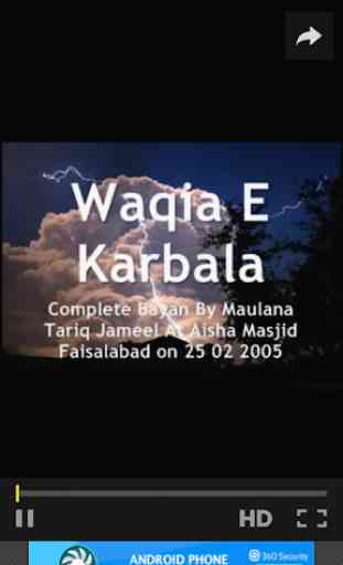Waqia-e-Karbala Video Bayanaat 4