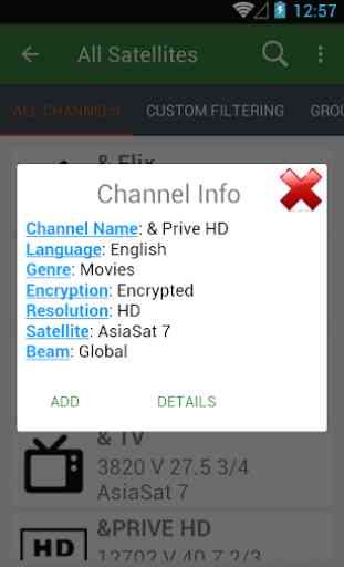 AsiaSat Frequency List 3