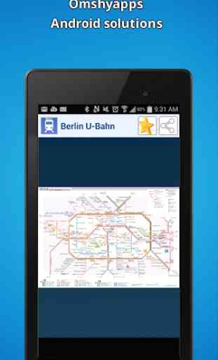 Berlin U-Bahn mappa 1