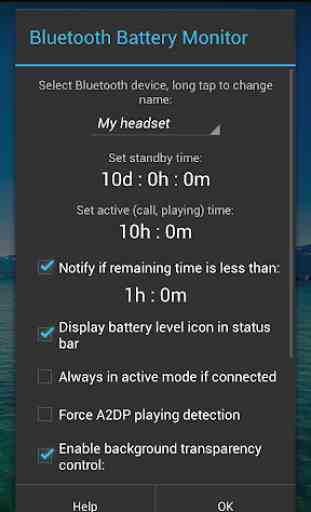Bluetooth Battery Monitor Free 2