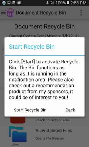Document Recycle Bin 2