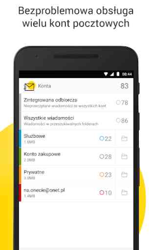 Onet Poczta - aplikacja e-mail 2