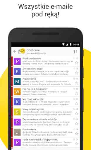 Onet Poczta - aplikacja e-mail 4