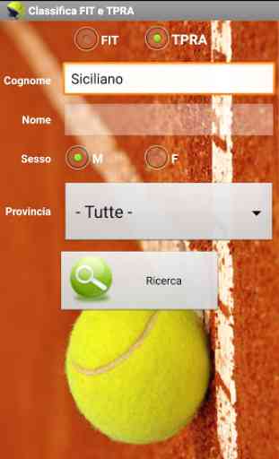 Tennis - Classifica FIT e TPRA 4