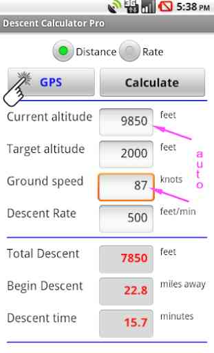 Airplane Descent Calculator PR 4