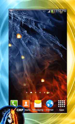 Ice and fire Animated backgrounds 4