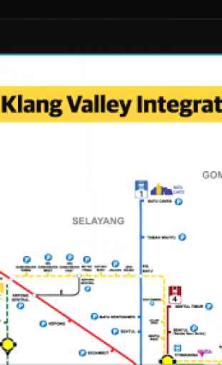 Mappa dei treni MRT LRT Kuala Lumpur 2019 3