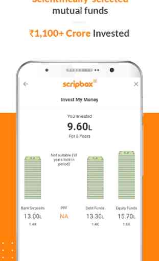 Mutual funds, SIP, Tax investment app - Scripbox 2