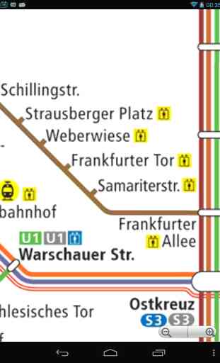 Berlino U-Bahn Mappa 2019 2