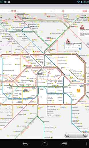 Berlino U-Bahn Mappa 2019 3
