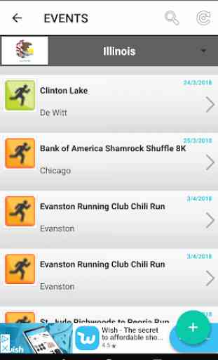 Calendario Running Events 2