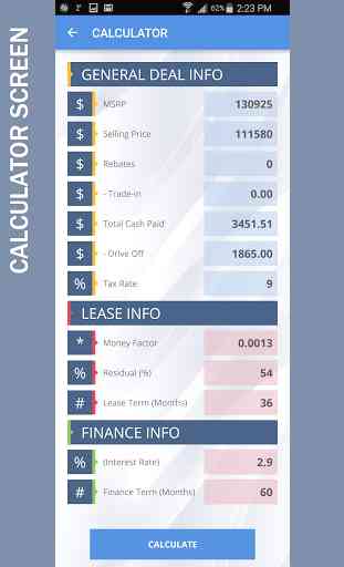 Car Lease Payment Calculator 3