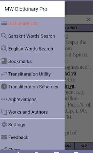 MW Sanskrit Dictionary Pro 1