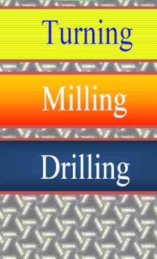 Drilling, Milling, Turning 1
