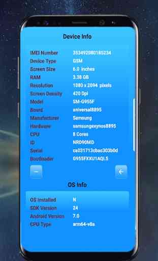 informazioni sul telefono / Sim Phone Information 1