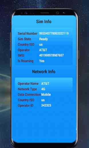 informazioni sul telefono / Sim Phone Information 2