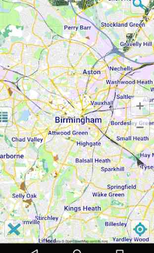Map of Birmingham offline 1