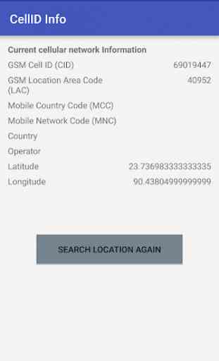 Mobile Tower Cell-ID Info 3