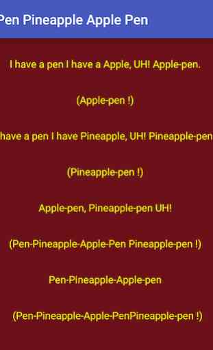 Pen Pineapple Apple Pen 2