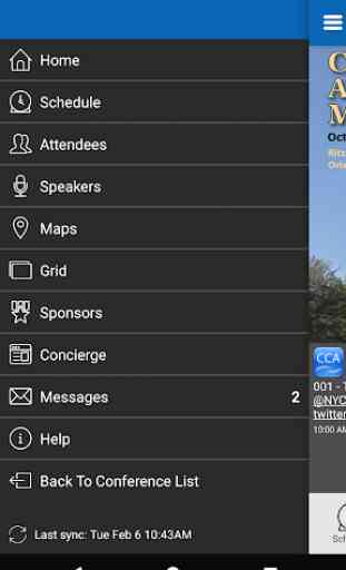 Conference: CCA Meeting App 2