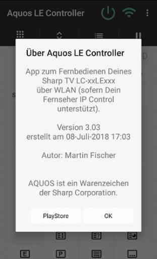 Controller für Sharp Aquos LE TV 2