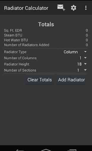 Radiator Calculator 2