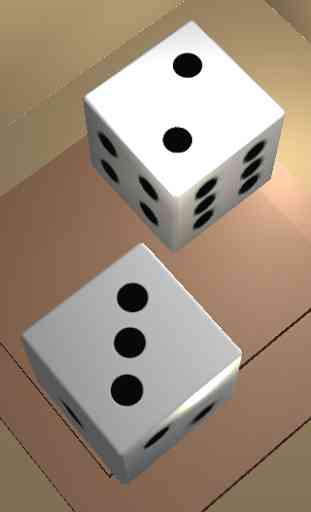 Two Dice: Simple free 3D dice 1