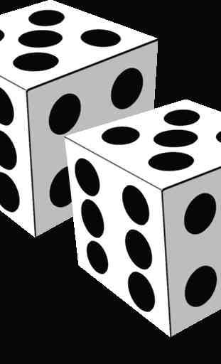 Two Dice: Simple free 3D dice 4