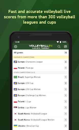 Volleyball 24 - live scores 1